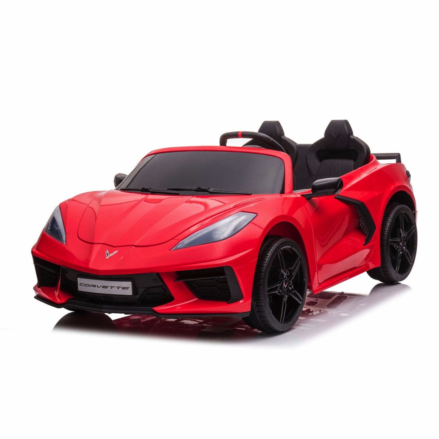 Licensed Corvette Stingray 12V Kids Electric Car - 2-Seater Sports Car
