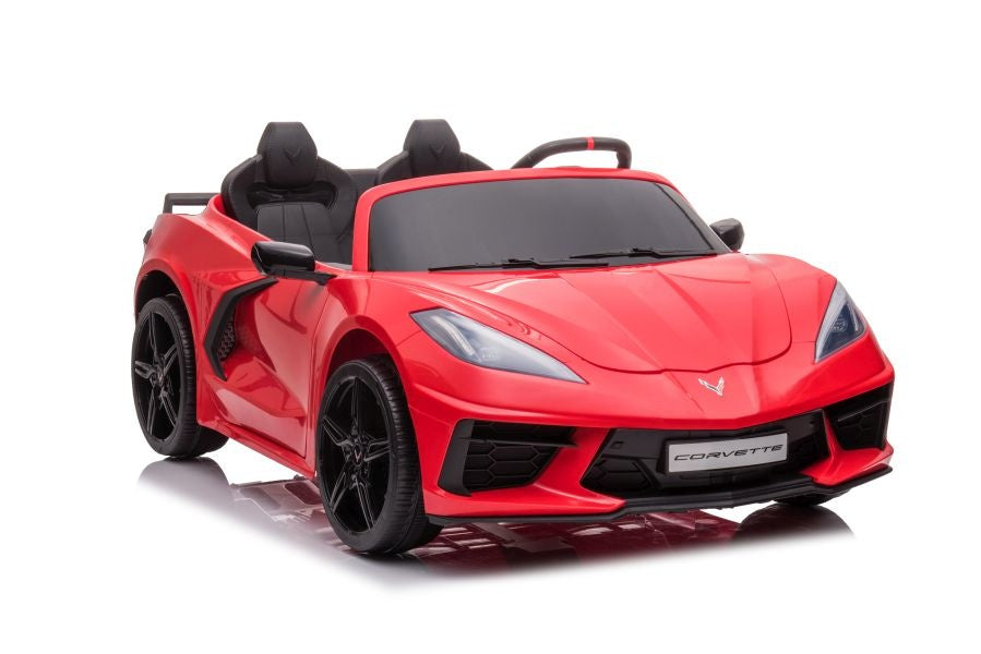 Licensed Corvette Stingray 12V Kids Electric Car - 2-Seater Sports Car
