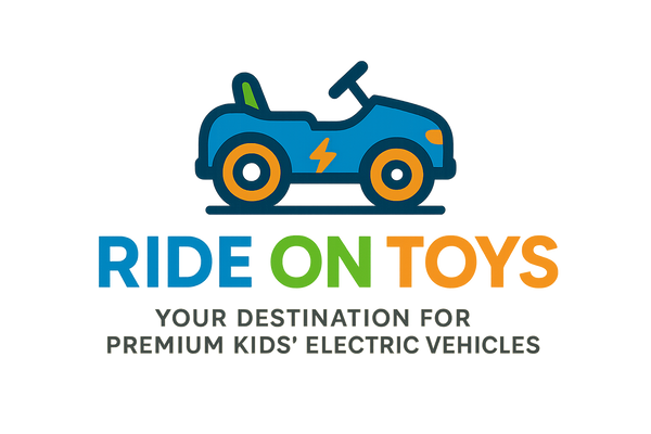 Can you provide a logo for Ride on Toys - Your Destination for Premium Kids' Electric Vehicles

